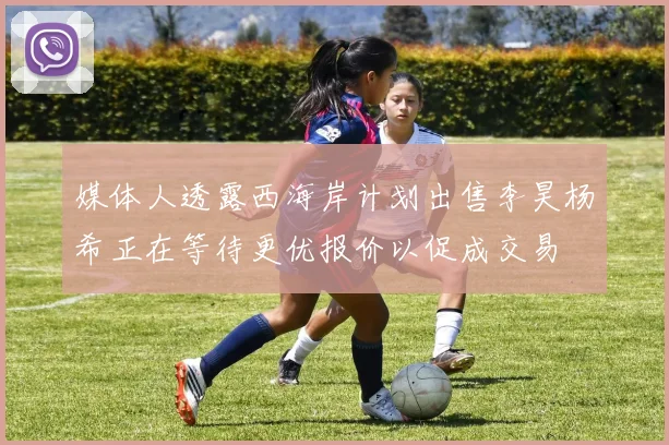 媒体人透露西海岸计划出售李昊杨希正在等待更优报价以促成交易